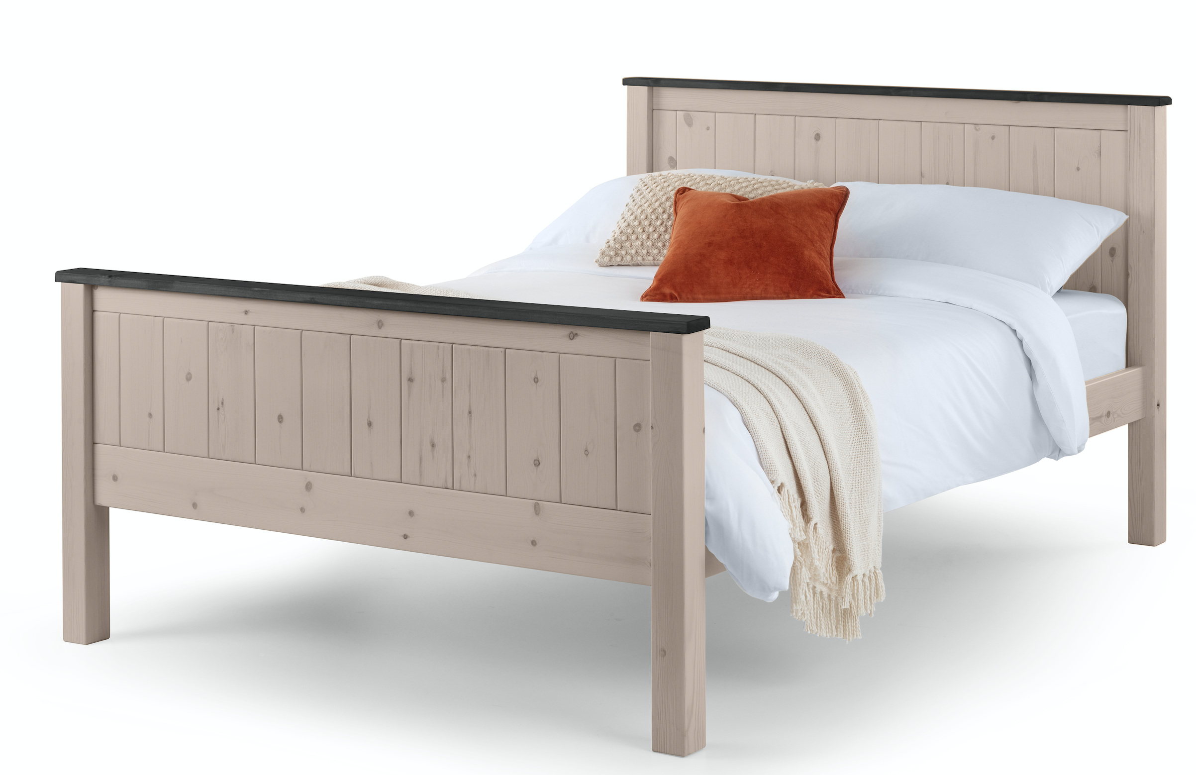 light bed frame with footboard