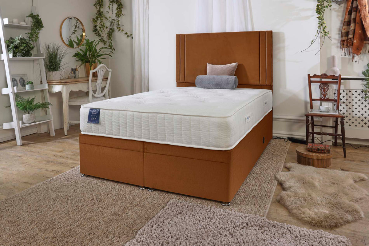 Dorlux Abbey Divan Set including Mattress & a 24" Headboard