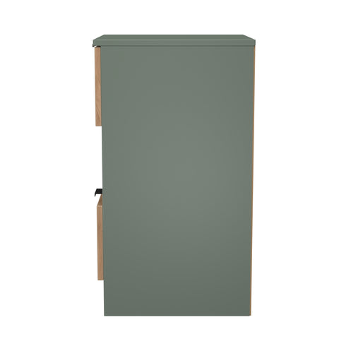 Bora 2 Drawer Bedside Cabinet with Open Shelf
