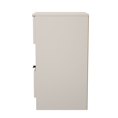 Bora 2 Drawer Bedside Cabinet with Open Shelf