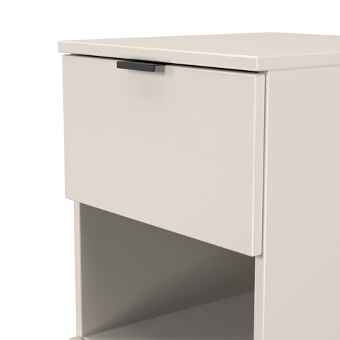 Bora 2 Drawer Bedside Cabinet with Open Shelf