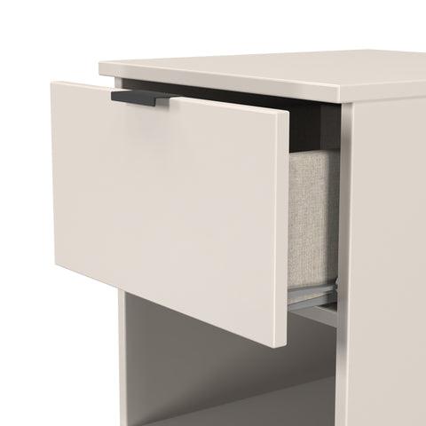 Bora 2 Drawer Bedside Cabinet with Open Shelf