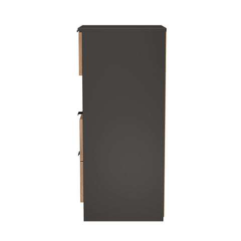 Bora 3 Drawer Bedside Cabinet with Open Shelf