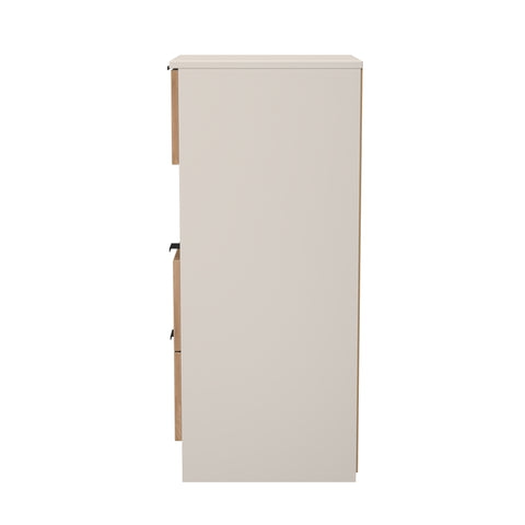 Bora 3 Drawer Bedside Cabinet with Open Shelf
