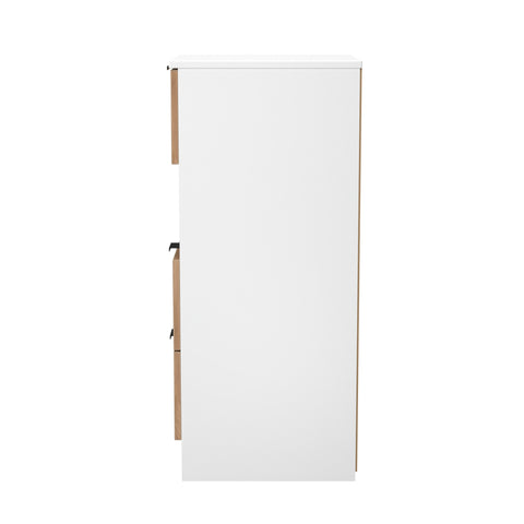 Bora 3 Drawer Bedside Cabinet with Open Shelf