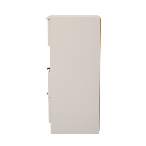 Bora 3 Drawer Bedside Cabinet with Open Shelf