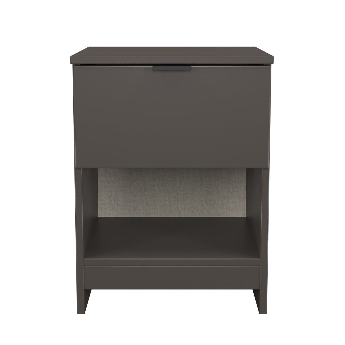 Bora 1 Drawer Bedside Cabinet with Open Shelf