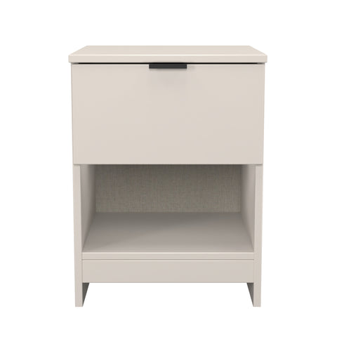 Bora 1 Drawer Bedside Cabinet with Open Shelf