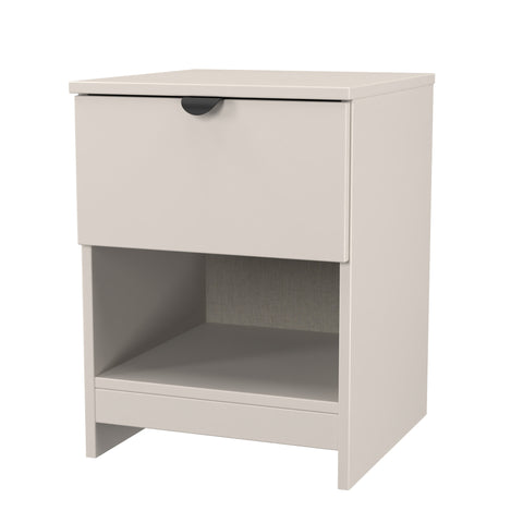 Bora 1 Drawer Bedside Cabinet with Open Shelf