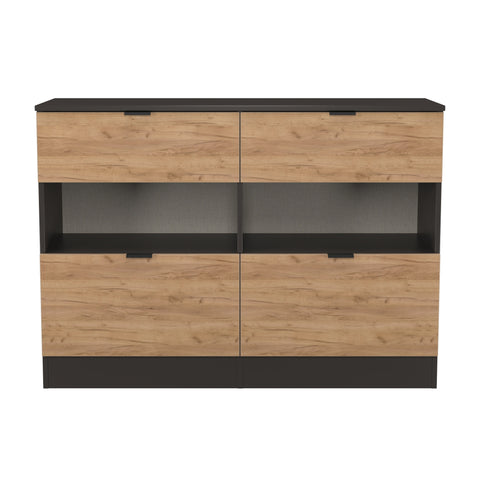 Bora 4 Drawer Midi Chest with Open Shelf
