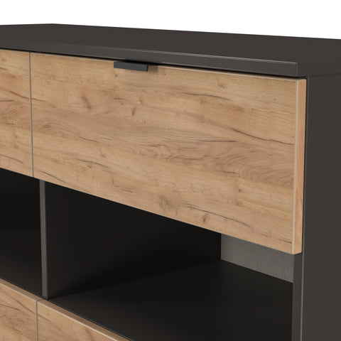 Bora 4 Drawer Midi Chest with Open Shelf
