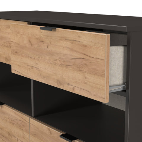 Bora 4 Drawer Midi Chest with Open Shelf