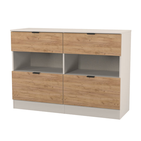 Bora 4 Drawer Midi Chest with Open Shelf