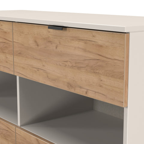 Bora 4 Drawer Midi Chest with Open Shelf