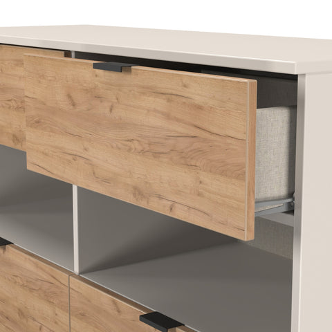 Bora 4 Drawer Midi Chest with Open Shelf