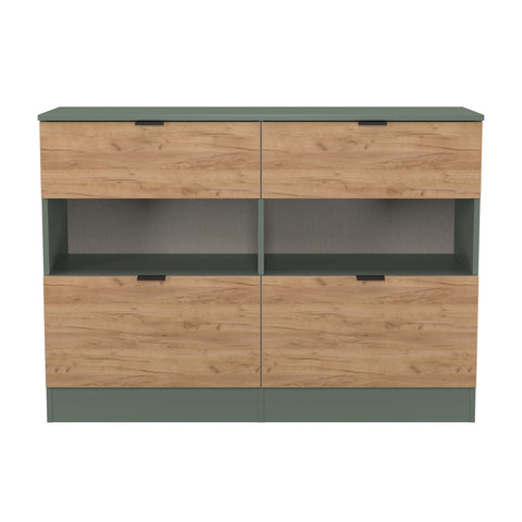 Bora 4 Drawer Midi Chest with Open Shelf