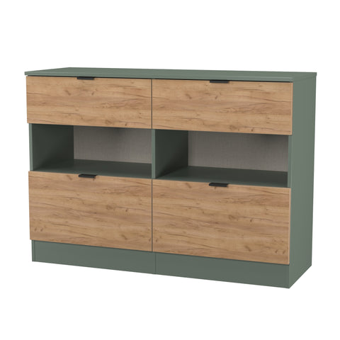 Bora 4 Drawer Midi Chest with Open Shelf