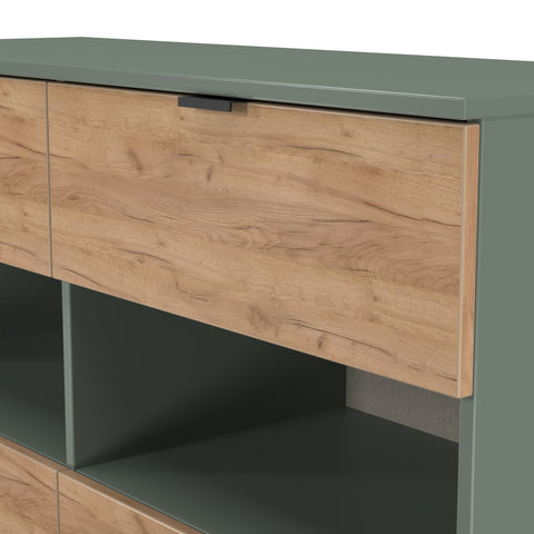 Bora 4 Drawer Midi Chest with Open Shelf