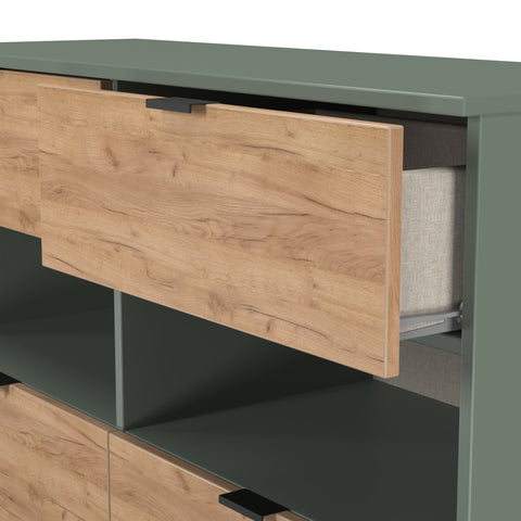 Bora 4 Drawer Midi Chest with Open Shelf