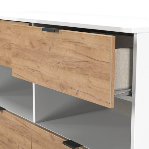 Bora 4 Drawer Midi Chest with Open Shelf