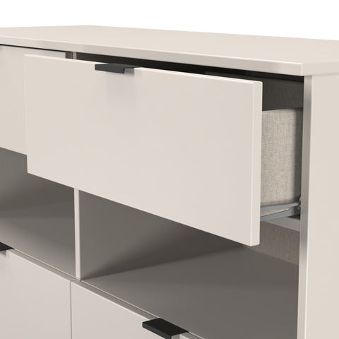 Bora 4 Drawer Midi Chest with Open Shelf
