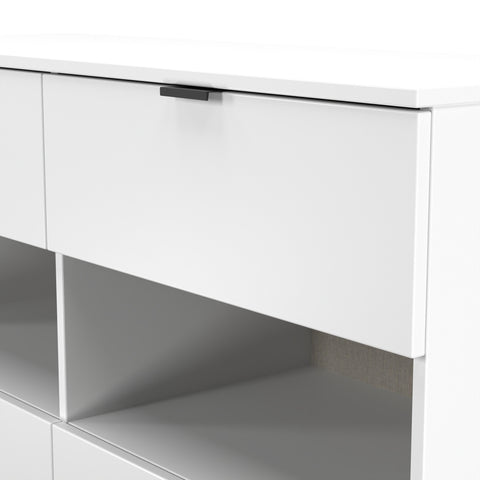 Bora 4 Drawer Midi Chest with Open Shelf
