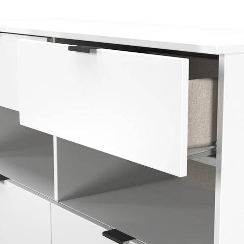 Bora 4 Drawer Midi Chest with Open Shelf