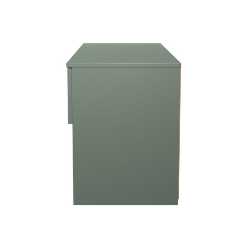 Bora 2 Drawer Bed Box with Open Shelves