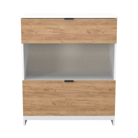 Bora 2 Drawer Deep Chest with Open Shelf