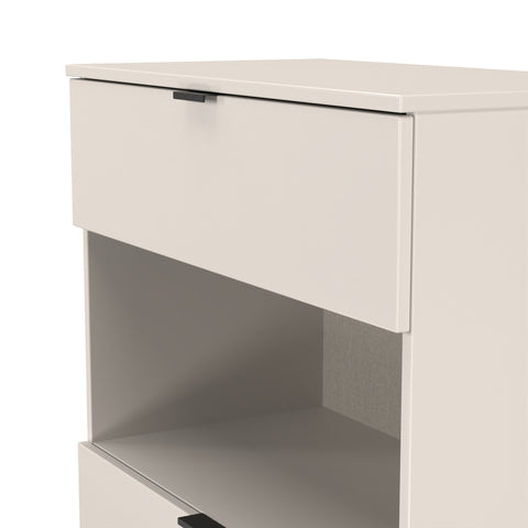 Bora 2 Drawer Deep Chest with Open Shelf