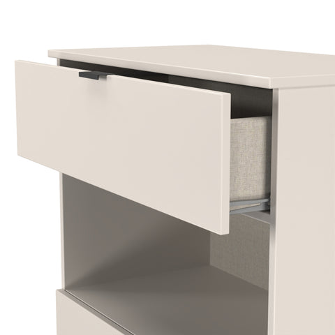 Bora 2 Drawer Deep Chest with Open Shelf