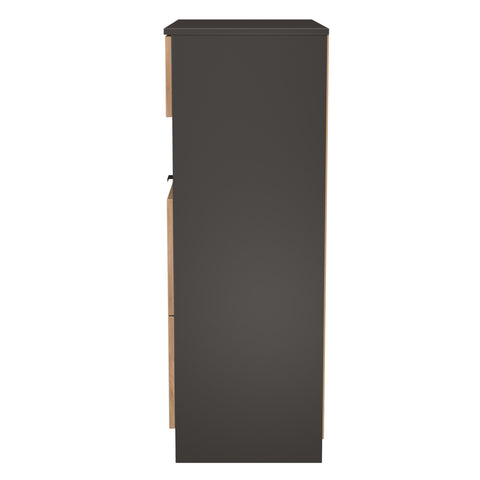Bora 3 Drawer Deep Chest with Open Shelf