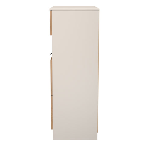 Bora 3 Drawer Deep Chest with Open Shelf