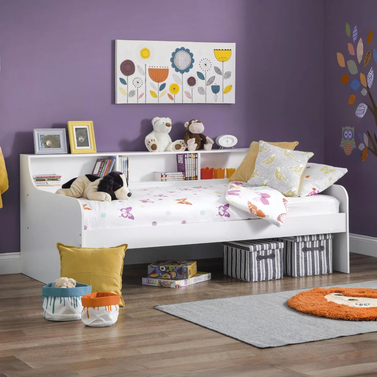 Julian Bowen Grace Pure White Day Bed