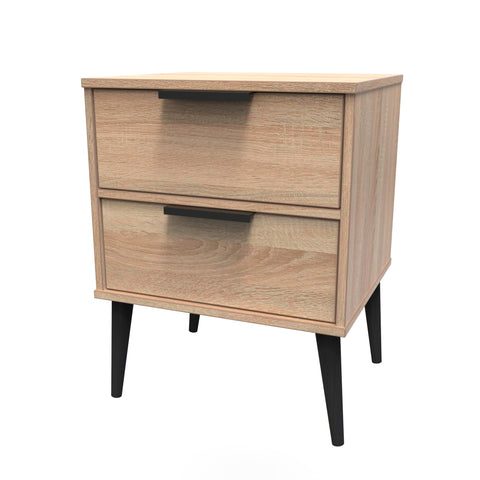 Hong Kong 2 Drawer Bedside Cabinet