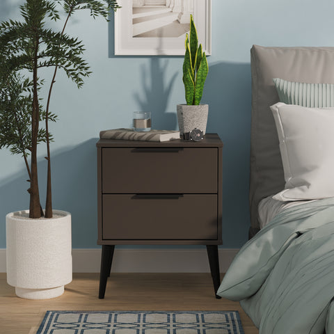 Hong Kong 2 Drawer Bedside Cabinet