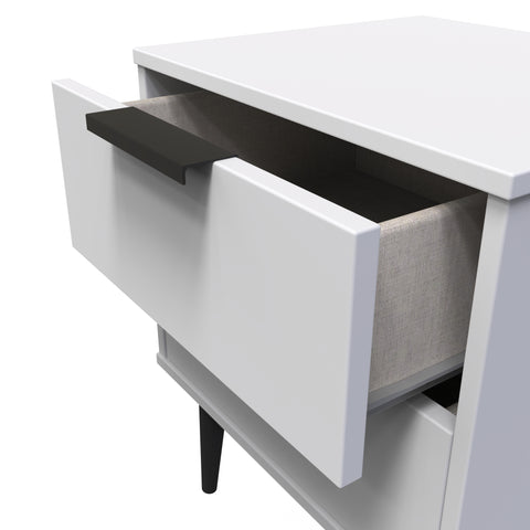Hong Kong 2 Drawer Bedside Cabinet