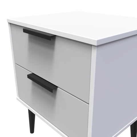 Hong Kong 2 Drawer Bedside Cabinet