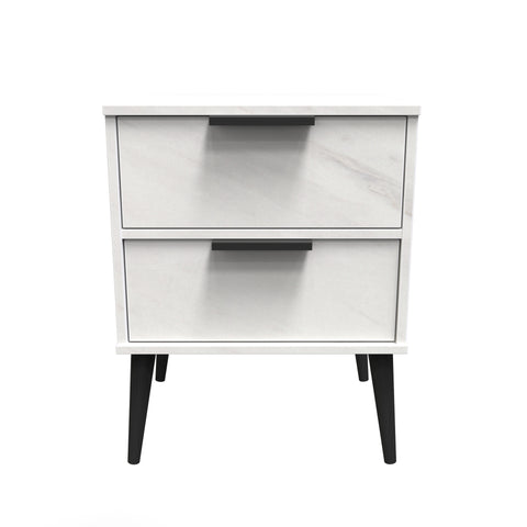 Hong Kong 2 Drawer Bedside Cabinet
