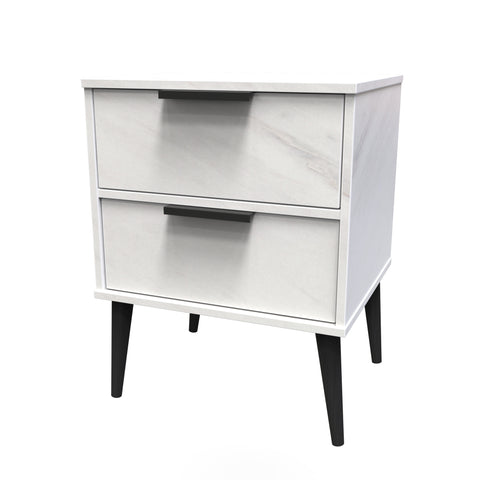 Hong Kong 2 Drawer Bedside Cabinet