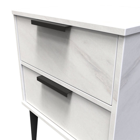Hong Kong 2 Drawer Bedside Cabinet