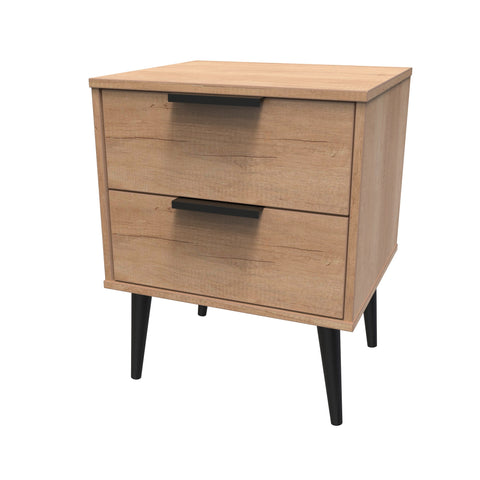Hong Kong 2 Drawer Bedside Cabinet