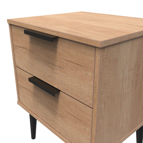 Hong Kong 2 Drawer Bedside Cabinet