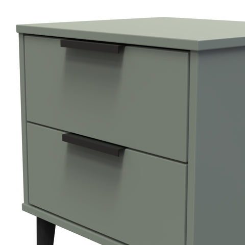 Hong Kong 2 Drawer Bedside Cabinet