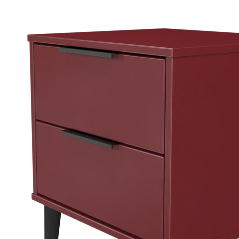 Hong Kong 2 Drawer Bedside Cabinet