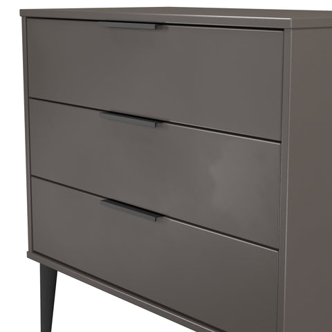 Hong Kong (Black Legs) 3 Drawer Chest