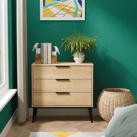 Hong Kong (Black Legs) 3 Drawer Chest