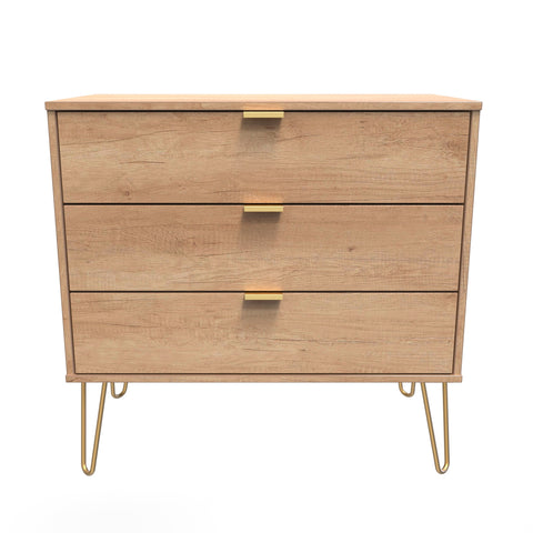 Hong Kong (Black Legs) 3 Drawer Chest
