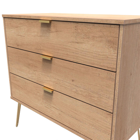 Hong Kong (Black Legs) 3 Drawer Chest