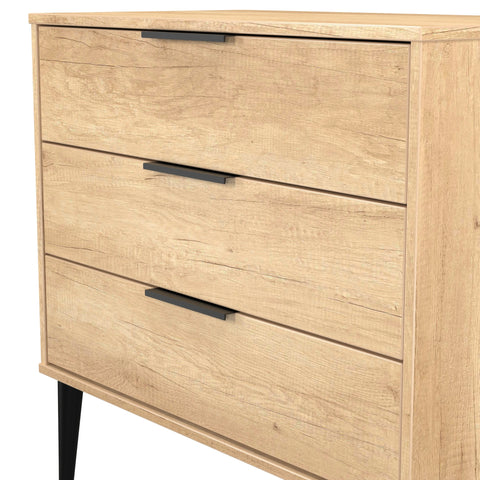 Hong Kong (Black Legs) 3 Drawer Chest